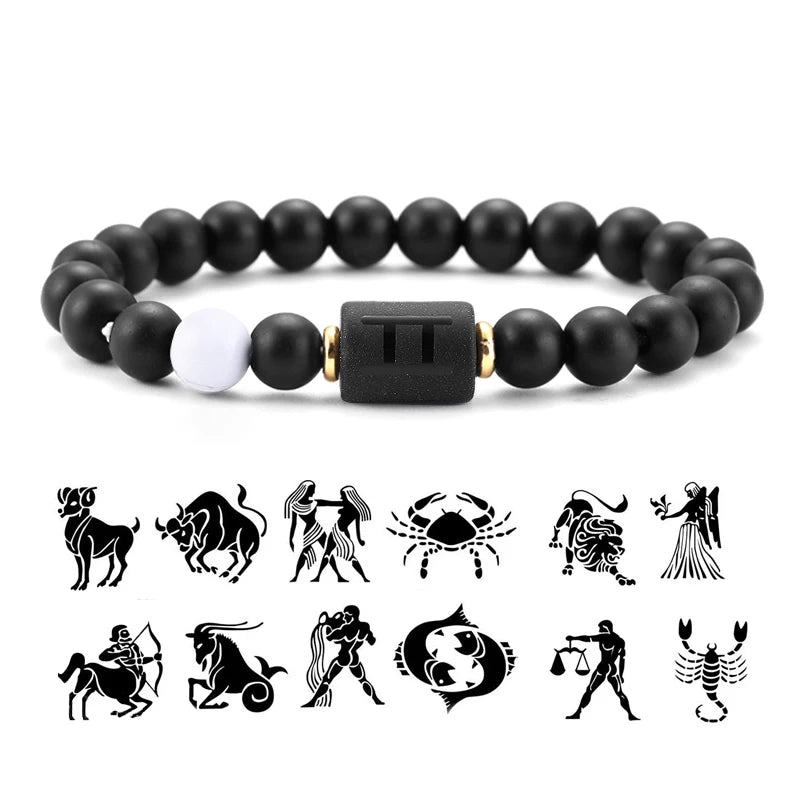 Obsidian Zodiac Bracelet