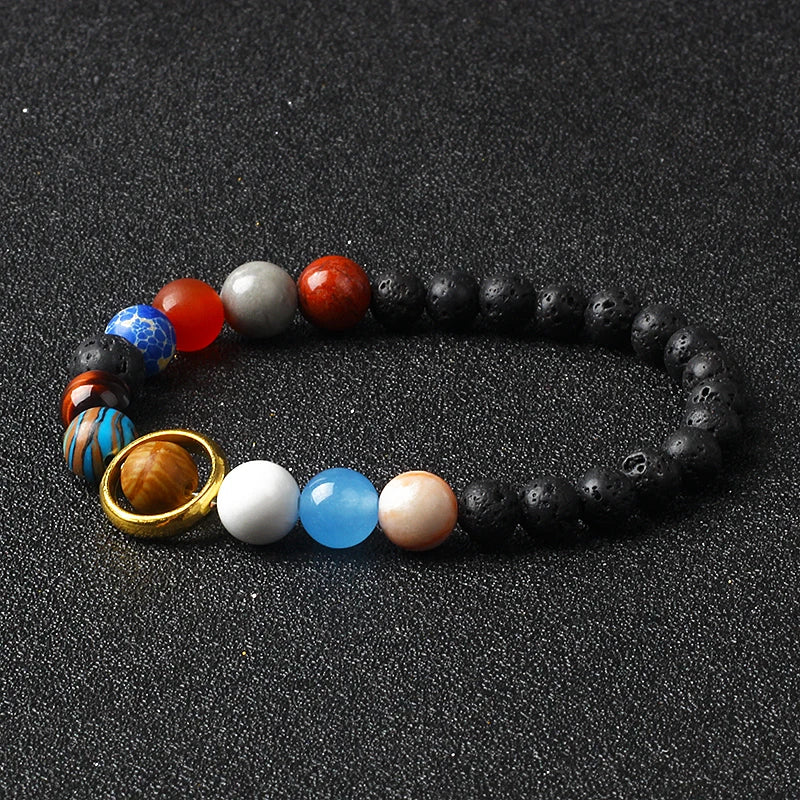 Universe Galaxy Eight Planets & 12 Constellation Bracelet